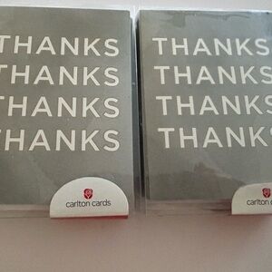 THANKS THANK YOU CARDS 48 total! (2 BOXES) BRAND NEW